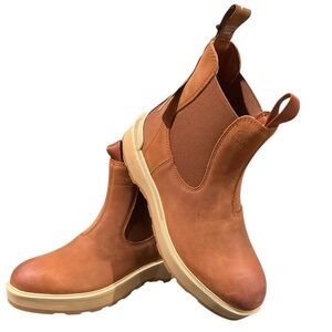 Sorel Women’s Hi-Line Chelsea Boots Comfort Sole Brick Size 10 NEW NIB